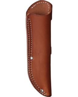 Kwaiken Full tang S35VN Fixed Blade Natural Micarta Brown leather sheath