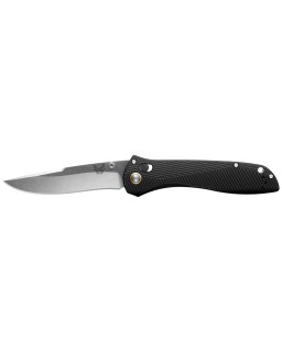 Benchmade SEVEN TEN 710 M390 steel stonewash blade finish black Aluminium handle AXIS lock