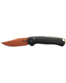 Benchmade Taggedout 2025 Limited Edition S45VN steel orange Cerakote finish Black G10 handle AXIS lock