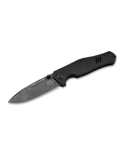 Boker Solingen 1969 Z-28 Shadow Damast black aluminium handle