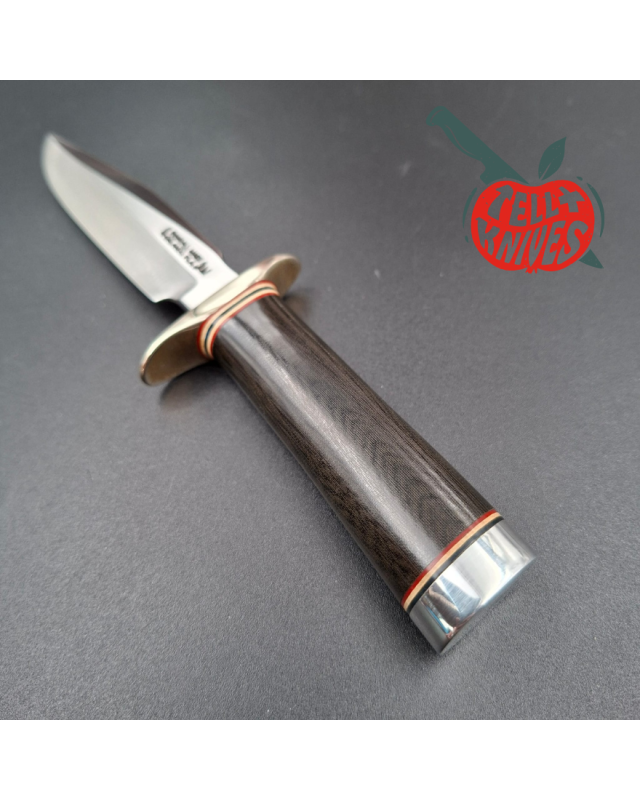 Randall Made Knives Model 1 Mini forged stainless steel black micarta handle Nickel Silver guard Duralumin pommel