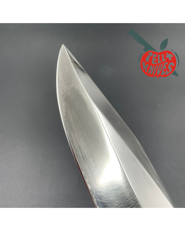 Randall Made Knives Vintage 70ies Model 15 5.5 Airman forged stainless steel black micarta four fingers grip handle bras