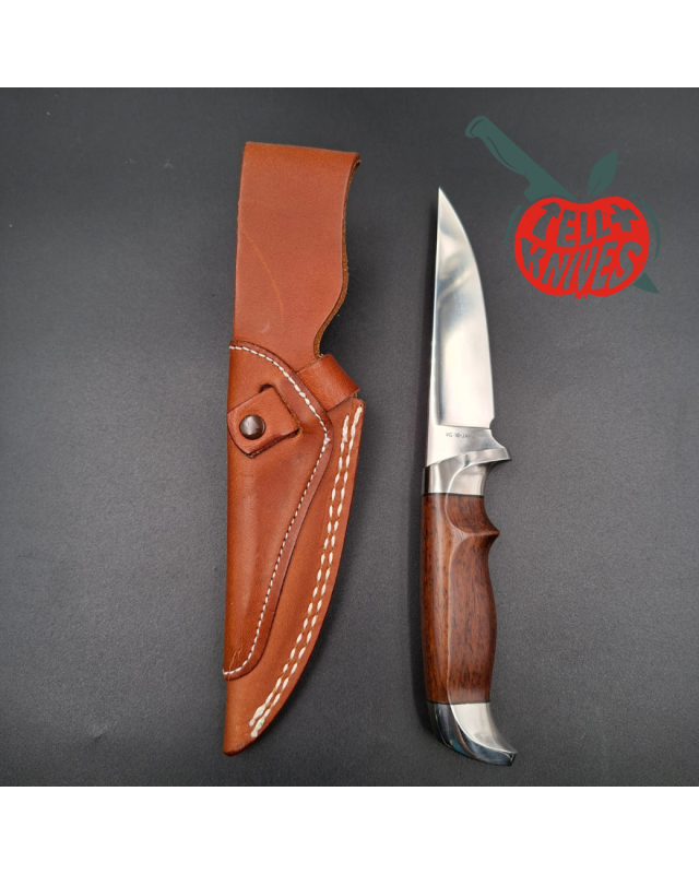 Hattori H29 fixed blade Kershaw Edition VG-10 stainless steel miror polished stainless steel guard and pommel cocobolo w