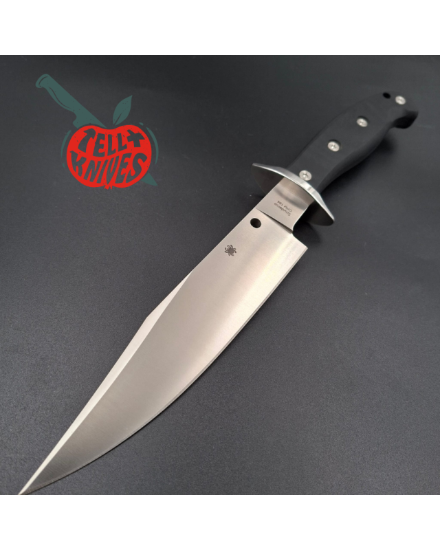 Spyderco Respect fixed blade CPM 154 stainless steel black G10 handle black nylon pouch