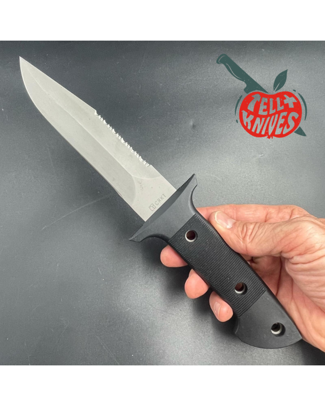 CRKT Sealtac II combat knife 440A steel bead blasted finish Jim Hammond Design