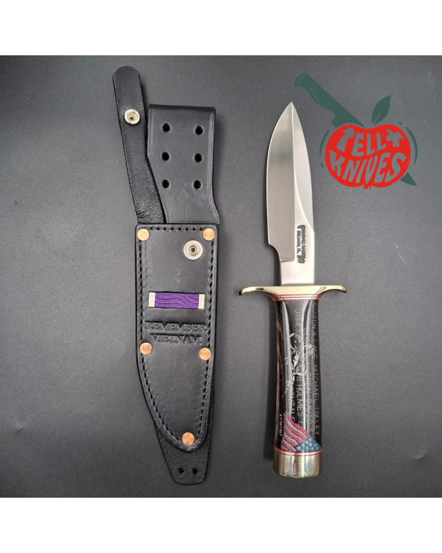 Randall Made Knives 2007 Combat Companion Remember Vietnam Edition forged stainless steel buffalo horn handle 50pces made