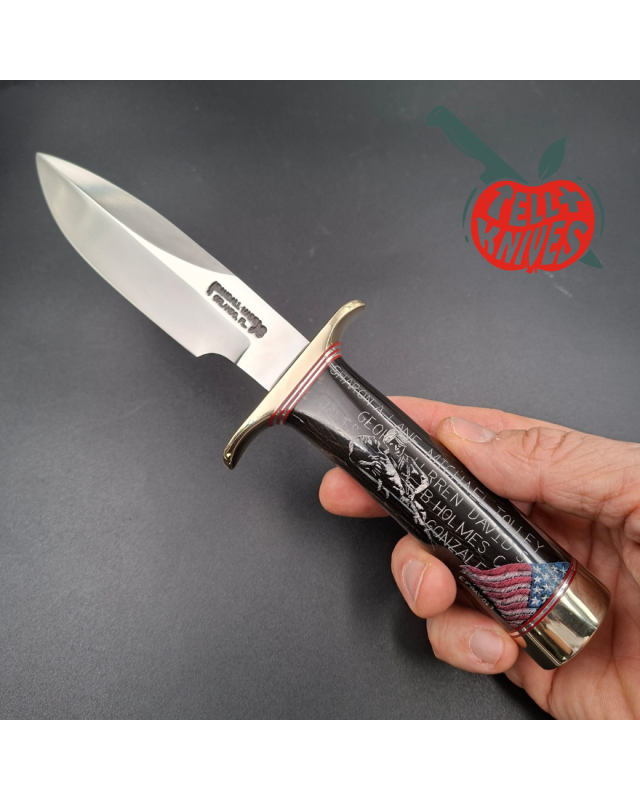 Randall Made Knives 2007 Combat Companion Remember Vietnam Edition forged stainless steel buffalo horn handle 50pces made