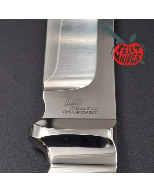 Cold Steel Pendleton Custom Classic Fixed Blade Knife VG-1 SAN MAI black micarta handle brown leather sheath