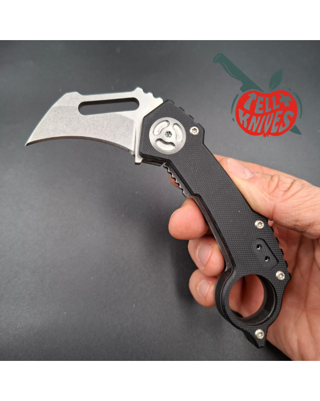 QTRM 2013 QTR-5 Karambit 440C steel stonewash finish blade G10 handle 300 made