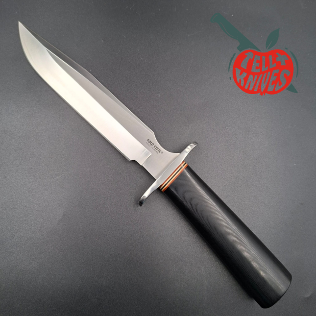 Cold Steel R1 Military Classic VG-1 SAN MAI III steel SEKI Japan steel black micarta handle brown leather sheath