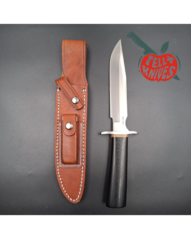Cold Steel R1 Military Classic VG-1 SAN MAI III steel SEKI Japan steel black micarta handle brown leather sheath