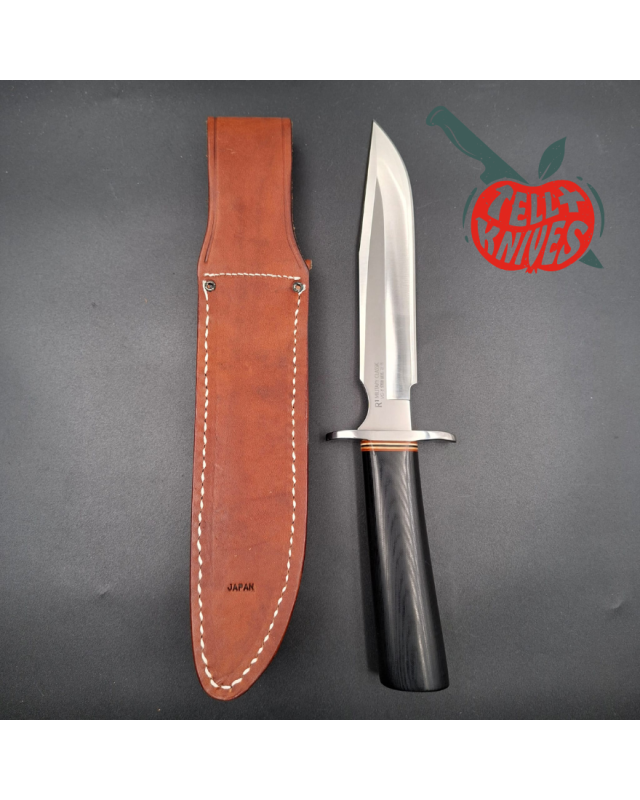Cold Steel R1 Military Classic VG-1 SAN MAI III steel SEKI Japan steel black micarta handle brown leather sheath
