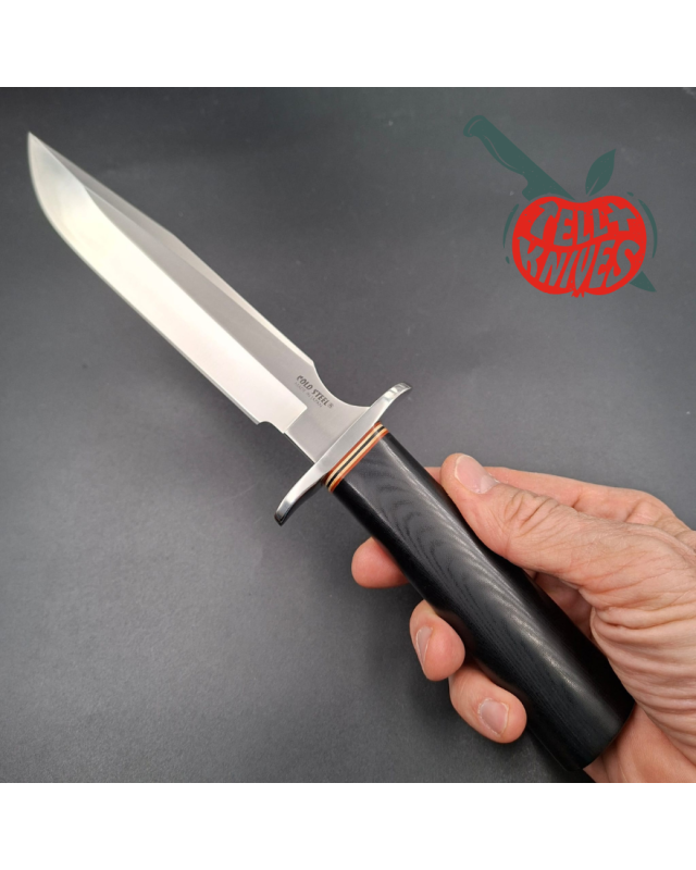 Cold Steel R1 Military Classic VG-1 SAN MAI III steel SEKI Japan steel black micarta handle brown leather sheath