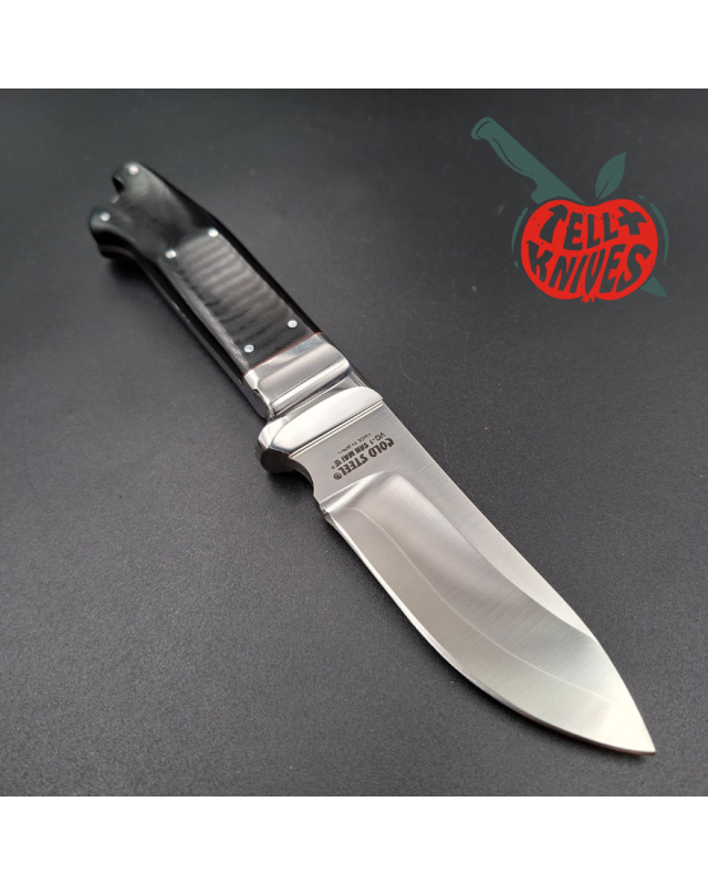 Cold Steel Pendleton Custom Classic Fixed Blade VG-1 SAN MAI black micarta handle brown leather sheath with box