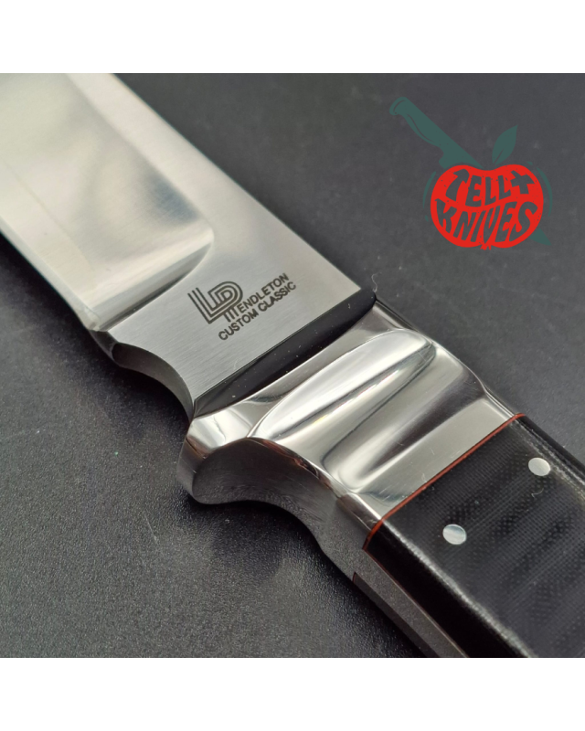 Cold Steel Pendleton Custom Classic Fixed Blade VG-1 SAN MAI black micarta handle brown leather sheath with box