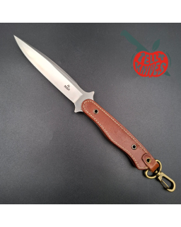 Al Mar Knives Vintage 8601 Sidekick AUS-6A stainless steel leather handle leather sheath SEKI Japan Japanese Market