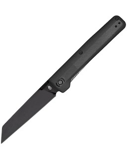 Gerber Tanto Pledge Linerlock Folding Knife Black 7Cr17Mov Steel Lichen Green Handle