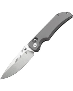 Kansept Eaglestrike Crossbar Folding Knife  S35VN Steel Black Titanium Handle