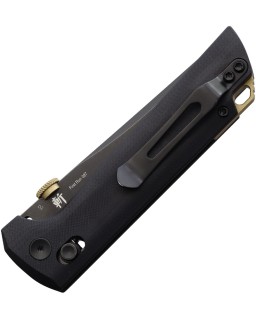 North Mountain Blade Chop2  D2 Crossbar Lock G10 black handle