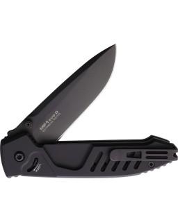 Extrema Ratio MF1 EVO D N690 stainless steel black coated blade black aluminium handle Linerlock