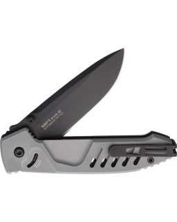 Extrema Ratio MF1 EVO D N690 stainless steel black coated blade grey aluminium handle Linerlock