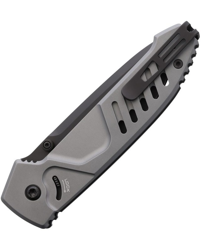 Extrema Ratio MF1 EVO D N690 stainless steel black coated blade grey aluminium handle Linerlock