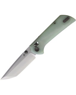 North Mountain Blade Chop Crossbar Lock SLD-Magic Steel Tanto Blade Jade G10 Handle