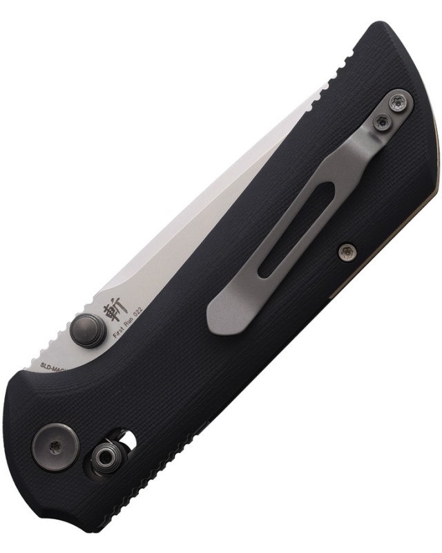 North Mountain Blade Chop Crossbar Lock SLD-Magic Steel Tanto Blade Black G10 Handle