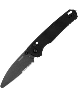 Bel Air XL EMT DuraLock CPM MagnaCut Stainless Steel Blade. Black G10 Handle