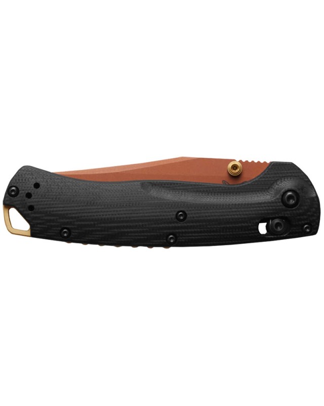 Benchmade Taggedout 2025 Limited Edition S45VN steel orange Cerakote finish Black G10 handle AXIS lock