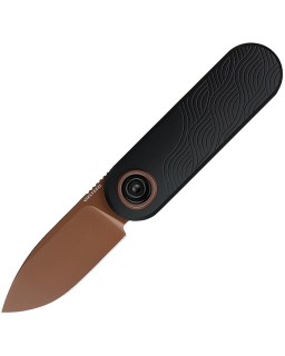 Vosteed Corgi-V Vanchor Lock 14C28N Sandvik Stainless Steel Blade Black Textured Aluminum Handle