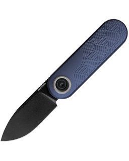 Vosteed Corgi-V Vanchor Lock   14C28N Sandvik Stainless Steel Blade Blue Textured Aluminum Handle