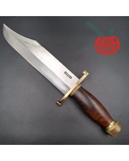 Randall Made Knives 1980ies Model 12-11 Smithsonian Bowie forged carbon steel walnut handle brass guard and pommel