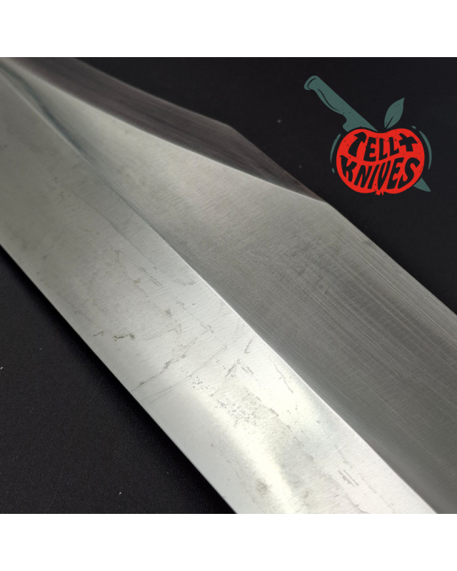 Randall Made Knives 1980ies Model 12-11 Smithsonian Bowie forged carbon steel walnut handle brass guard and pommel