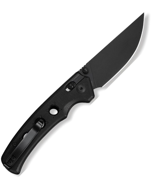 CIVIVI Noctis folding knife Nitro V stainless steel Black finish blade G10 Handle Crossbar Lock