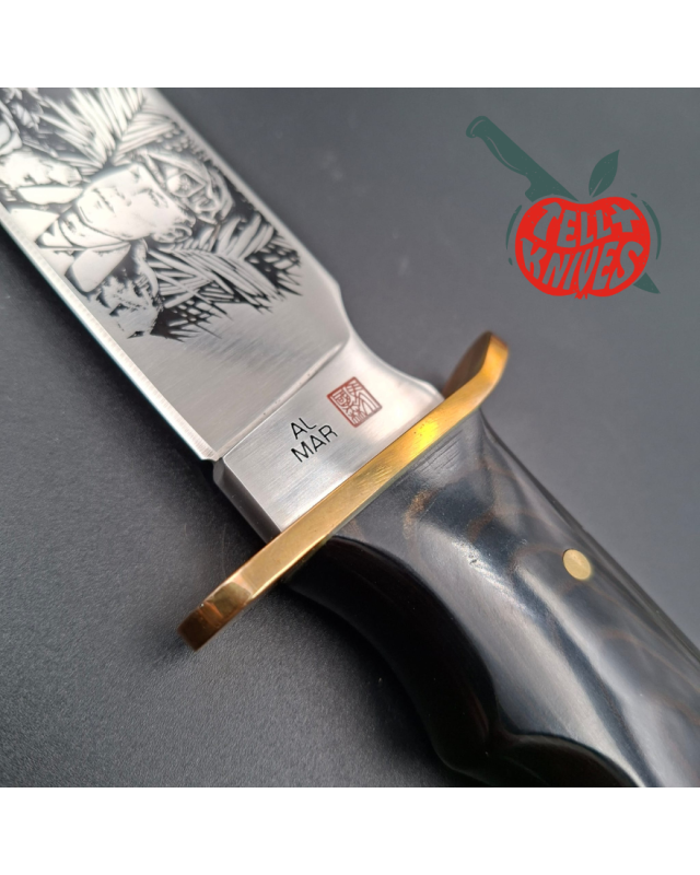 Al Mar Knives 1989 3009 SF Col. Rowe Commemorative Set Vietnam War presentation box