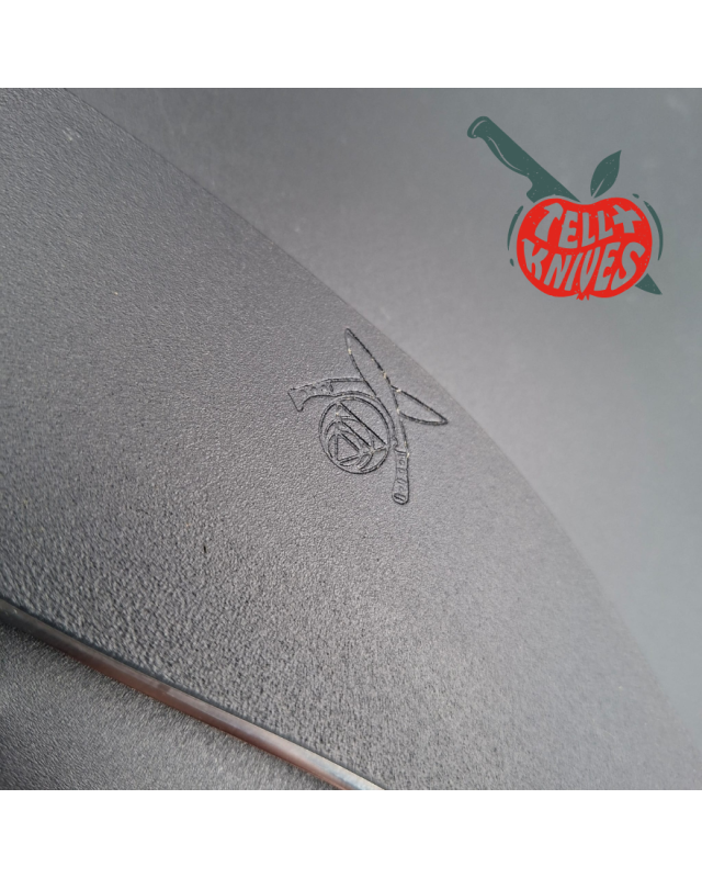 Cold Steel Kukri Light full tang Carbon V steel black epoxy finish black kraton handle black leather sheath