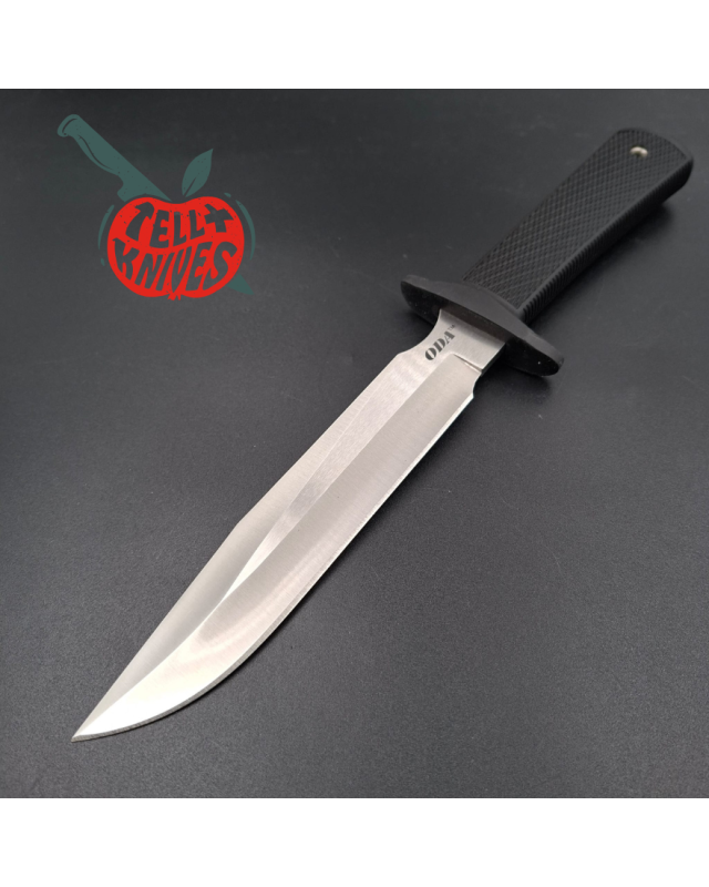 Cold Steel ODA fighting knife AUS8 stainless steel black Kraton handle black Kray-Ex sheath