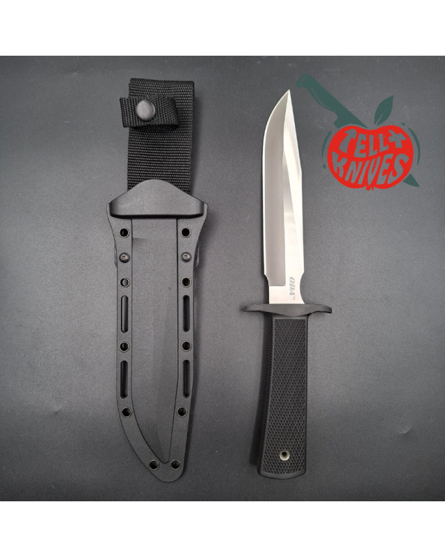 Cold Steel ODA fighting knife AUS8 stainless steel black Kraton handle black Kray-Ex sheath