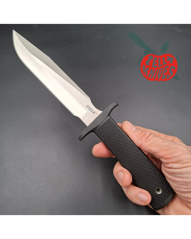 Cold Steel ODA fighting knife AUS8 stainless steel black Kraton handle black Kray-Ex sheath