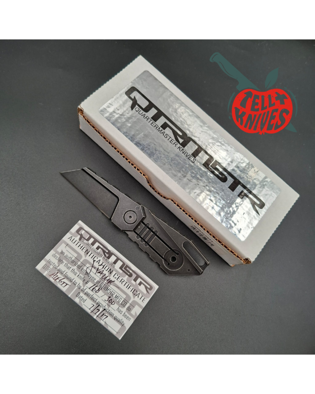 QTRMSTR YODA ALF6TT 154CM steel blackwash finish titanium handle 2017 limited edition 300pces