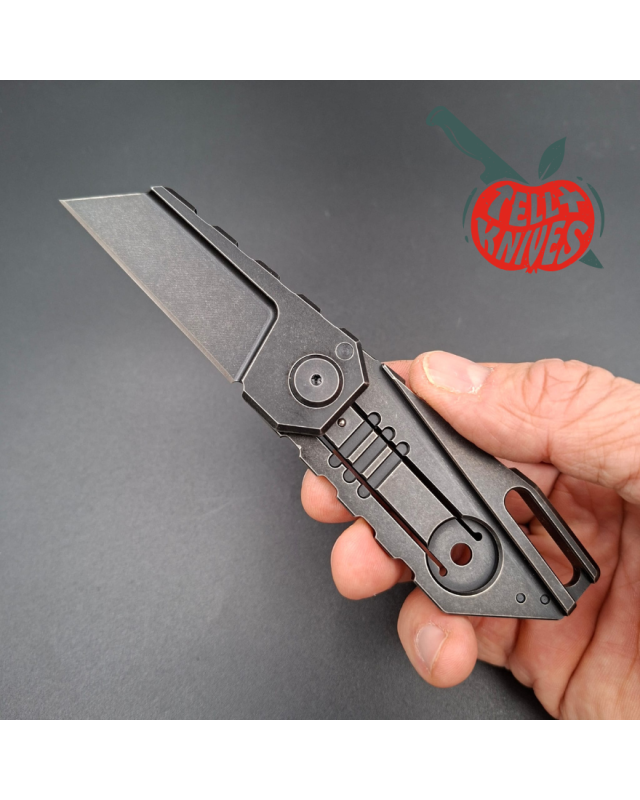 QTRMSTR YODA ALF6TT 154CM steel blackwash finish titanium handle 2017 limited edition 300pces