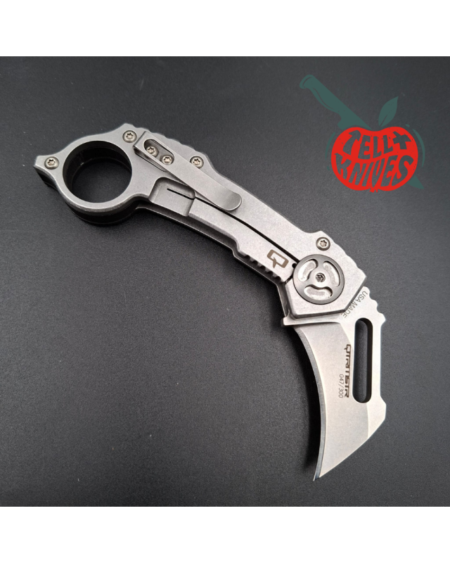 QTRM 2013 QTR-5 Karambit 440C steel stonewash finish blade G10 handle 300 made