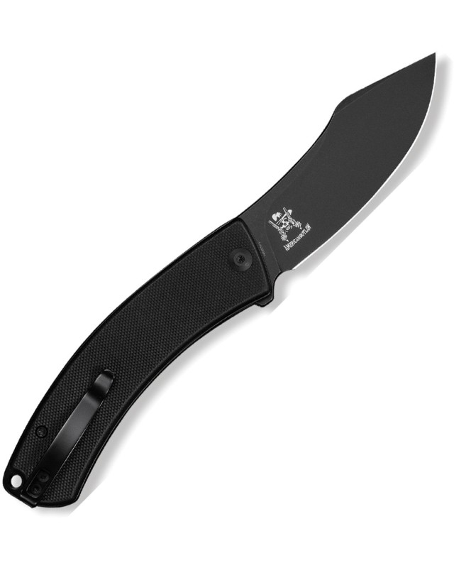 Civivi Outlaw Muk Black Stonewash 14C28N Sandvik Stainless Steel Blade Black G10 Handle
