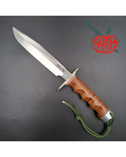 Randall Made Knives Korean War Replica Model 1-7 forged carbon steel stacked leather 50pces only