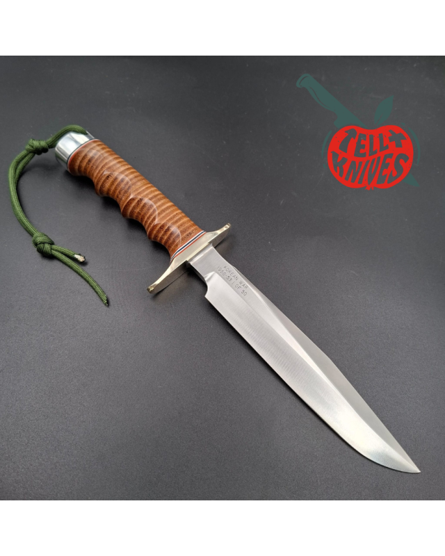 Randall Made Knives Korean War Replica Model 1-7 forged carbon steel stacked leather 50pces only