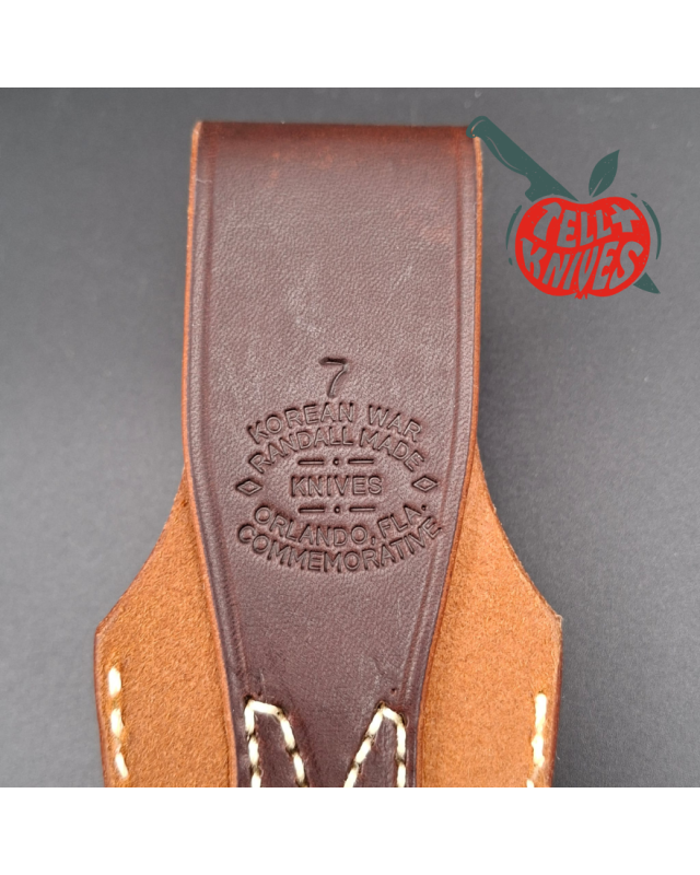 Randall Made Knives Korean War Replica Model 1-7 forged carbon steel stacked leather 50pces only