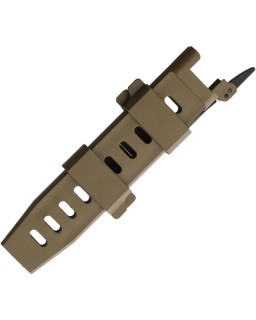 Extrema Ratio Vipera fixed blade M390 steel stonewash finish coyote Forprene handle coyote nylon sheath