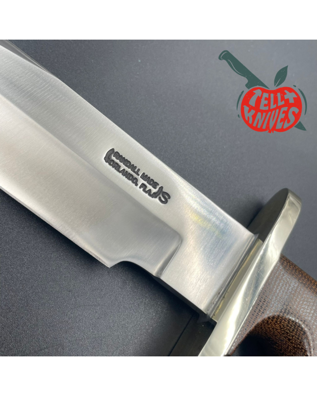 Randall Made Knives Model 14 - 7.5 Vietnam Veteran Limited Edition 500pces full tang forged stainless steel brown micart