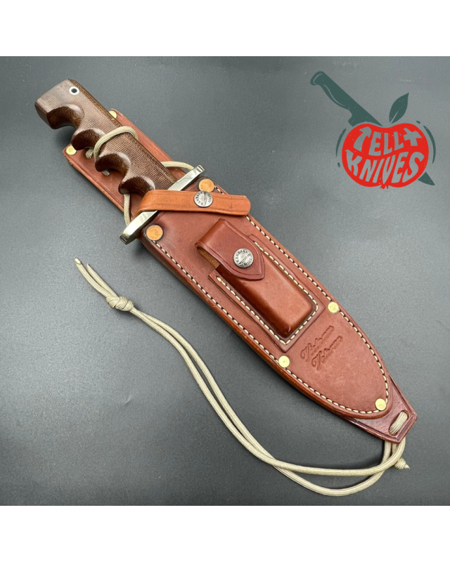 Randall Made Knives Model 14 - 7.5 Vietnam Veteran Limited Edition 500pces full tang forged stainless steel brown micart